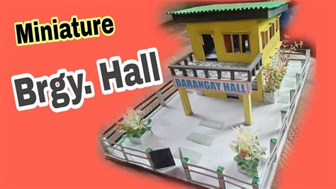 barangay hall miniature|24th Valenzuela mini.